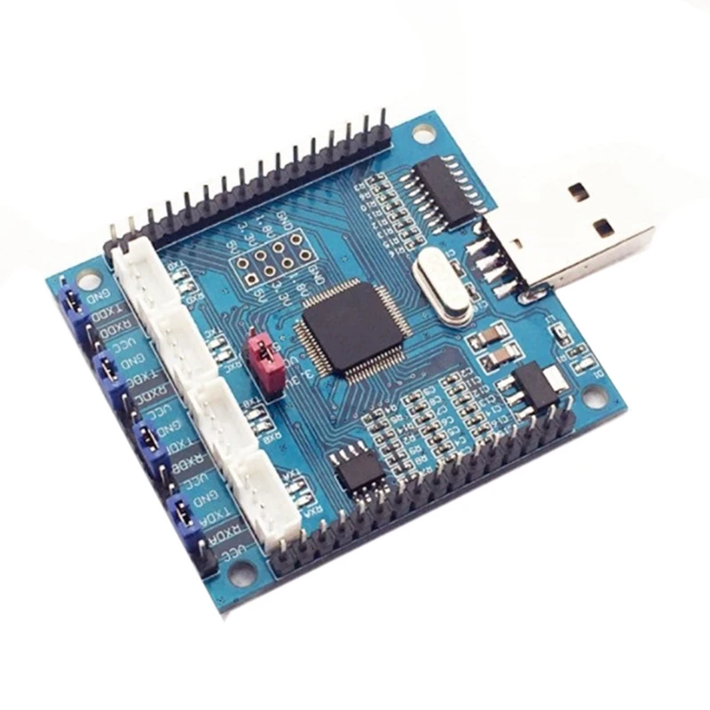 FT4232H USB to 4-Channel Serial Port USB to Multi-Channel Serial Port Expansion High-Speed Module
FT4232H USB to 4-Channel Serial Port USB to Multi-Channel Serial Port Expansion High-Speed Module