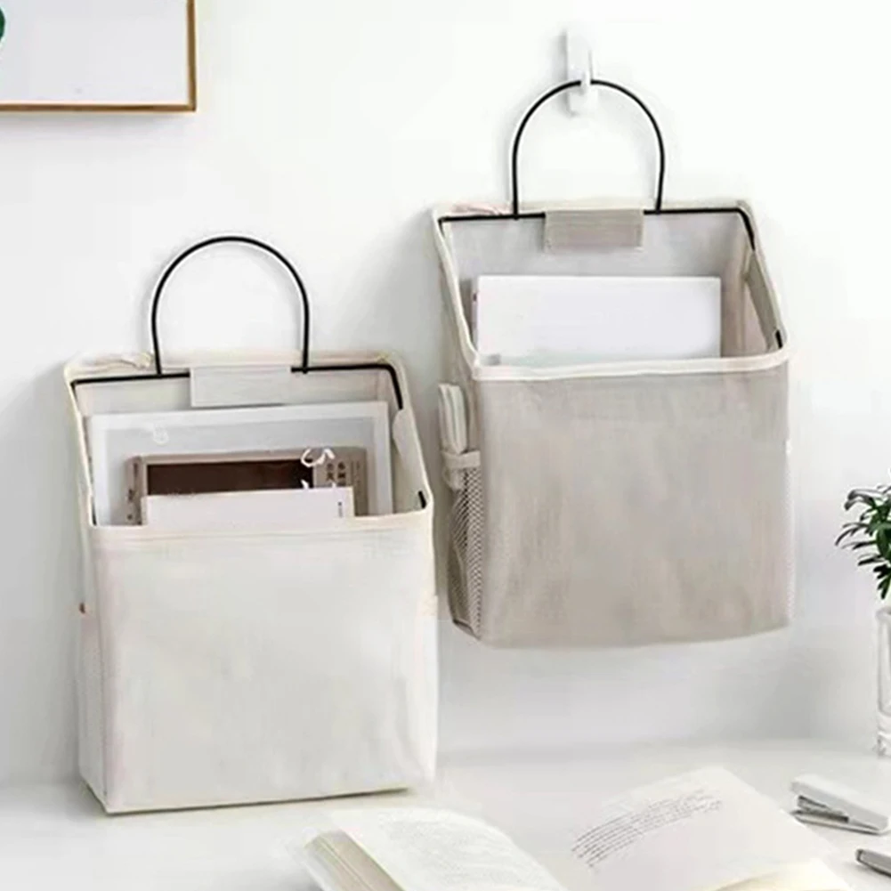 Wall Hanging Storage Bag Waterproof Linen Hanging Basket with Side Pocket Large Capacity Dormitory Organizer for Books Magazine
Wall Hanging Storage Bag Waterproof Linen Hanging Basket with Side Pocket Large Capacity Dormitory Organizer for Books Magazine