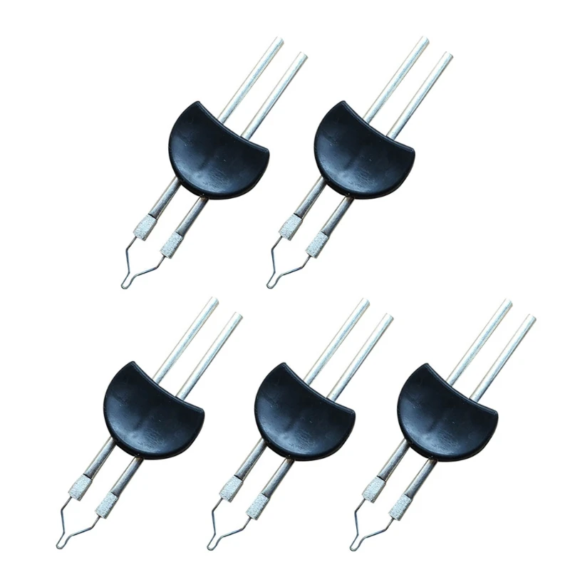 

4XBE 5Pcs Perfect End Thread Cord for BURNER Fine Tips Instant End Max Melting Welding Pen for Head Replacement Fitting Jewelry