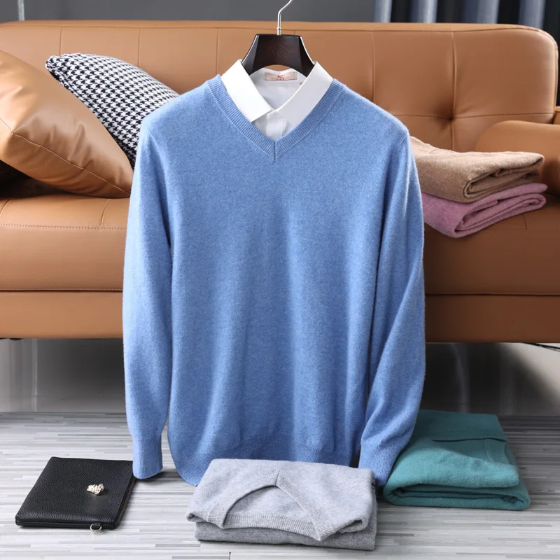 2022 Autumn And Winter 100% Wool Knit Sweater Men's Round Neck V-neck Inside The Fashion High-end Comfortable Warm Pullover Top
2022 Autumn And Winter 100% Wool Knit Sweater Men's Round Neck V-neck Inside The Fashion High-end Comfortable Warm Pullover Top
