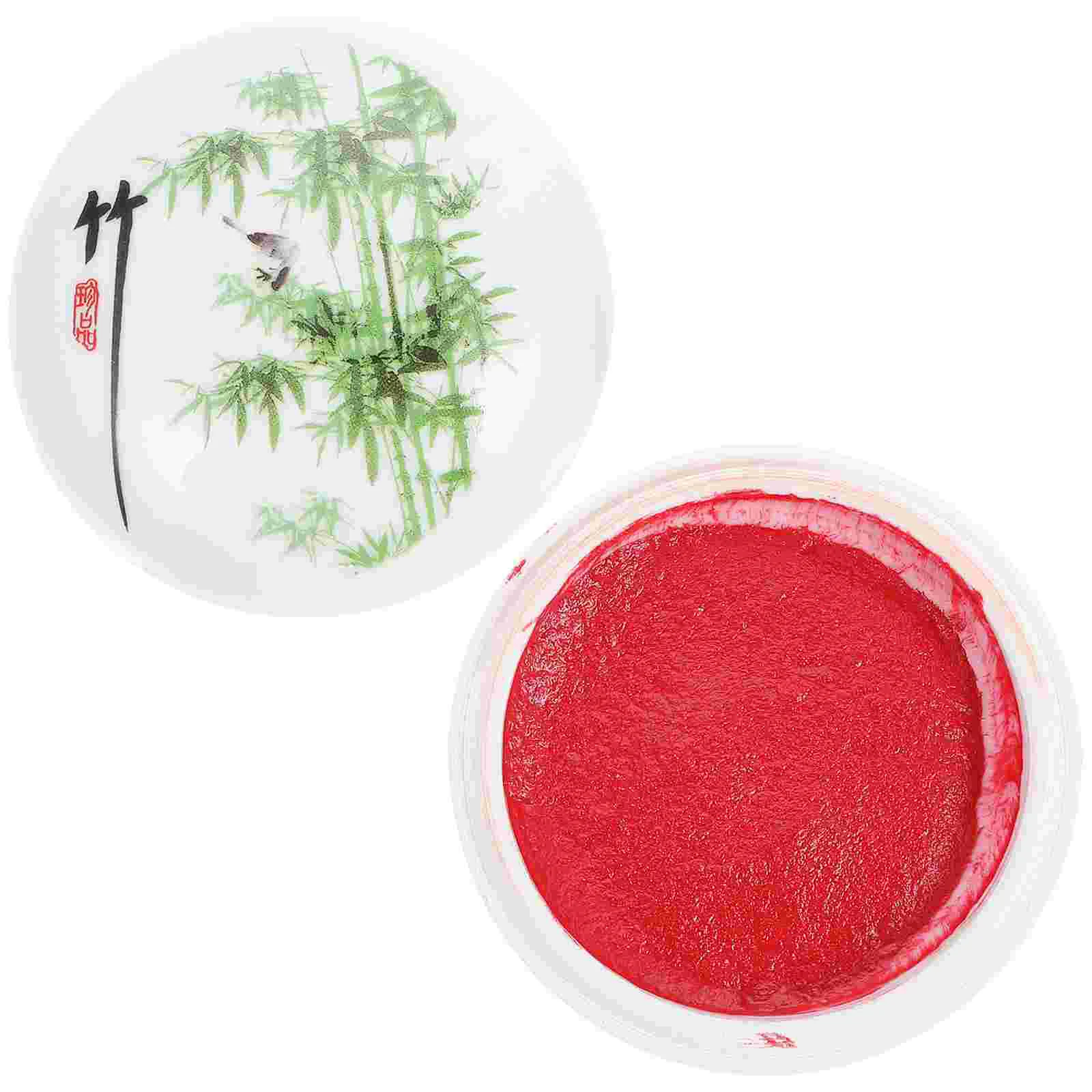 Ink Red Pad Box Chinese Inkpad Painting Pads Paste Stamp Porcelain Finger Calligraphy Ceramic Office Seal Stationary Stamps
Ink Red Pad Box Chinese Inkpad Painting Pads Paste Stamp Porcelain Finger Calligraphy Ceramic Office Seal Stationary Stamps