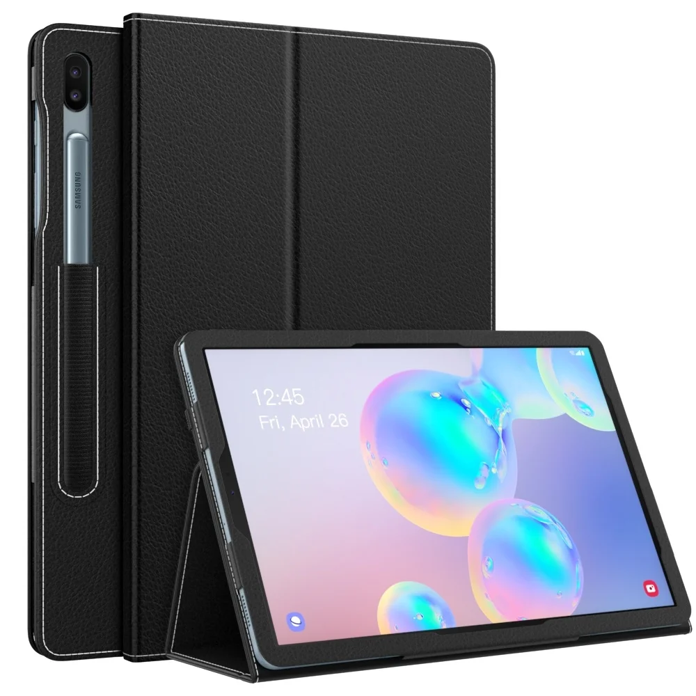 Case For Samsung Galaxy Tab S6 10.5”,Ultra Slim Lightweight Folding Stand Soft PU Back Cover with Auto Sleep/Wake & Hand Strap
Case For Samsung Galaxy Tab S6 10.5”,Ultra Slim Lightweight Folding Stand Soft PU Back Cover with Auto Sleep/Wake & Hand Strap