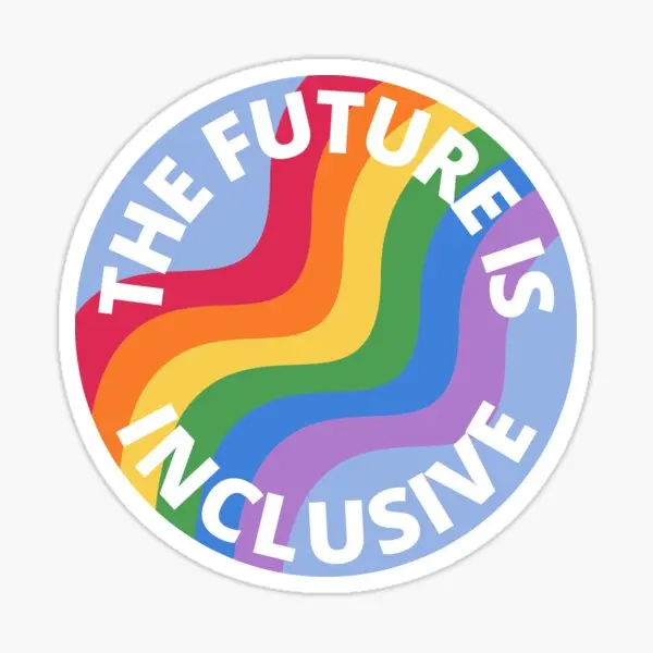 The Future Is Inclusive Pride Rainbow Bl 5PCS Stickers for Decorations Bumper Living Room Background Laptop Luggage Wall Room 
The Future Is Inclusive Pride Rainbow Bl 5PCS Stickers for Decorations Bumper Living Room Background Laptop Luggage Wall Room