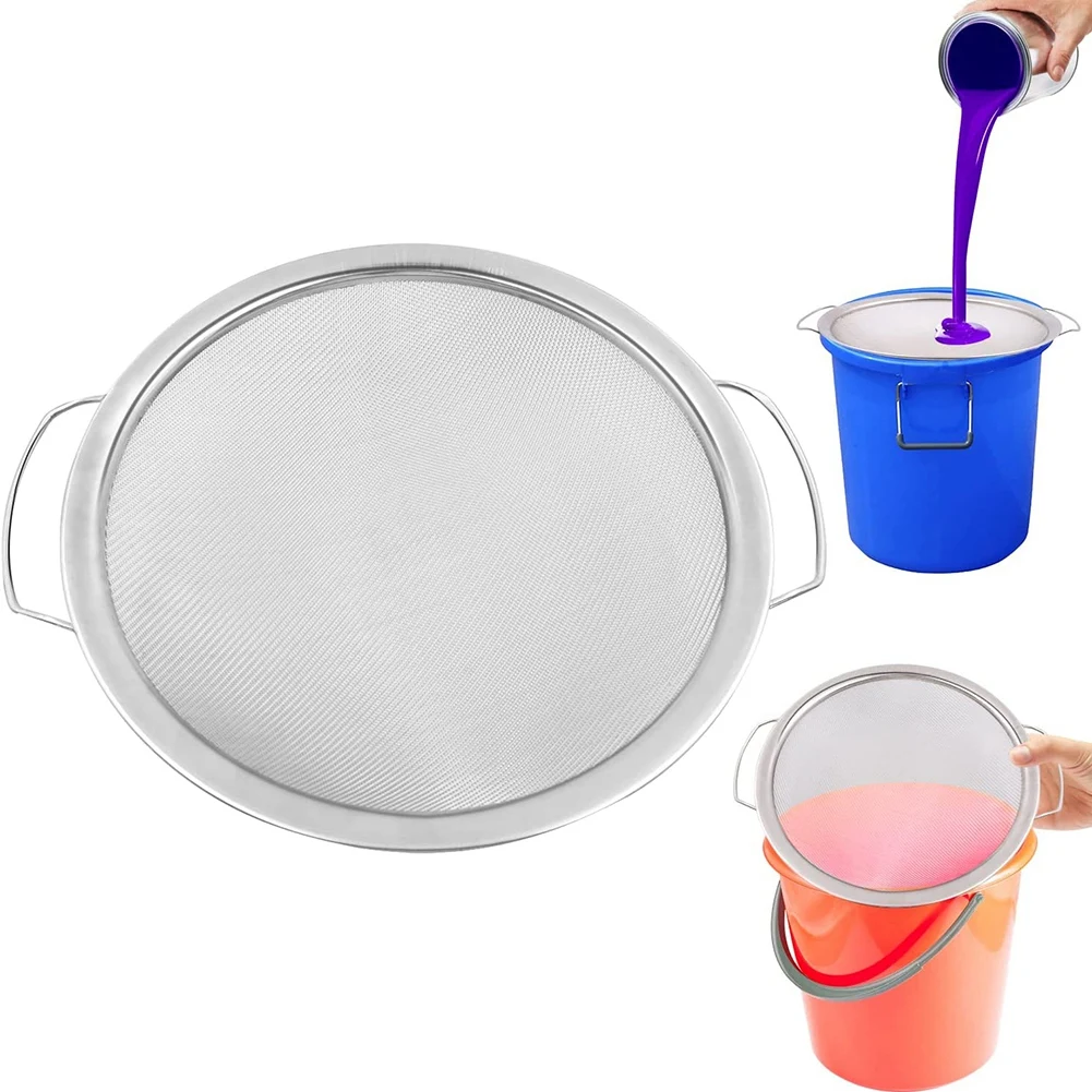 60 Mesh 304 Stainless Steel Fine Mesh Paint Strainer for 5 Gallon Bucket, Paint Bucket Filter Impurities, Reusable
60 Mesh 304 Stainless Steel Fine Mesh Paint Strainer for 5 Gallon Bucket, Paint Bucket Filter Impurities, Reusable