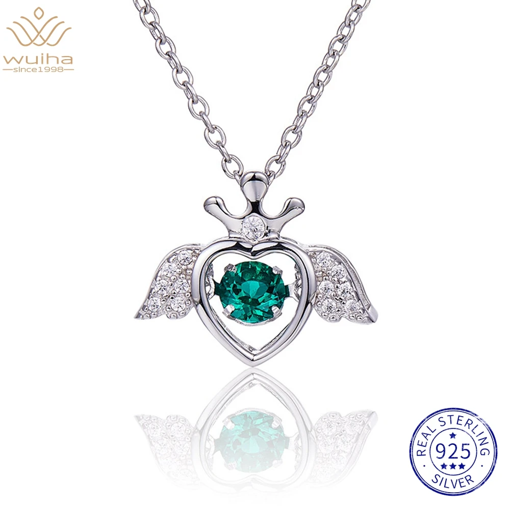 Ожерелье WUIHA из стерлингового серебра 925 пробы с круглым кулоном 3EX VVS1 0.25CT с изумрудом и бриллиантом, ожерелье с подвеской в виде коктейля, Из...
Ожерелье WUIHA из стерлингового серебра 925 пробы с круглым кулоном 3EX VVS1 0.25CT с изумрудом и бриллиантом, ожерелье с подвеской в виде коктейля, Из...