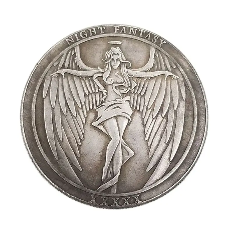 Angel Hobo Nickel Morgan Commemorative Coin Home Decoration Craft Desktop Ornament Christmas Gifts
Angel Hobo Nickel Morgan Commemorative Coin Home Decoration Craft Desktop Ornament Christmas Gifts