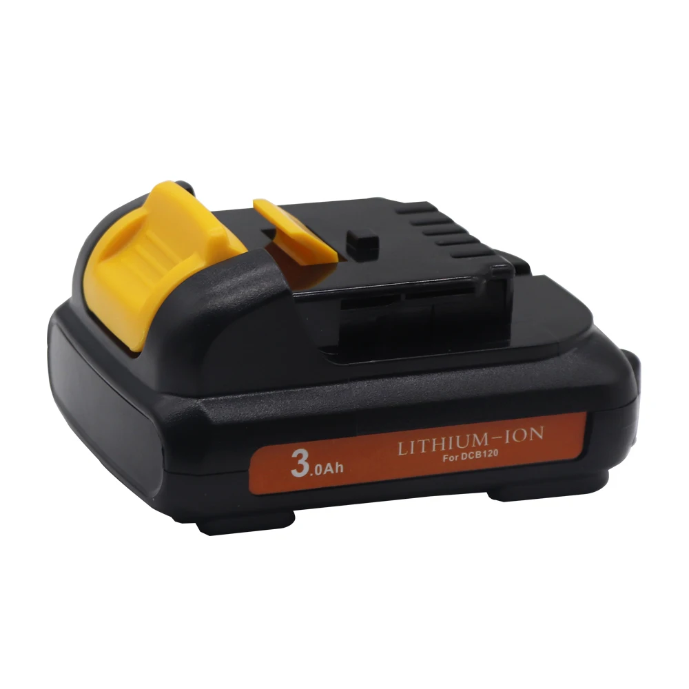 12V 3.0Ah Lithium-ion Battery Replacement Li-ion Batteries for Dewalt DCB120 DCB124 DCB122 DCB125 DCB123 Power Tools
12V 3.0Ah Lithium-ion Battery Replacement Li-ion Batteries for Dewalt DCB120 DCB124 DCB122 DCB125 DCB123 Power Tools