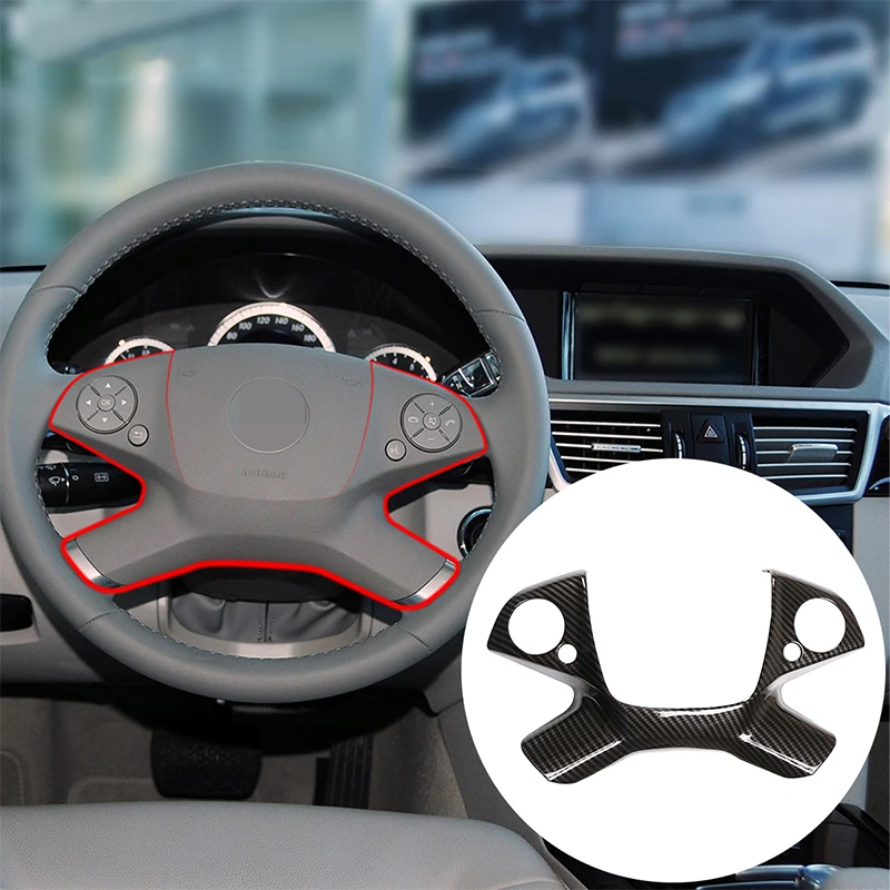 For Mercedes-Benz E Class W212 2009-13 Car Styling ABS Carbon Fiber Car Steering Wheel Decorative Frame Sticker Car Accessories
For Mercedes-Benz E Class W212 2009-13 Car Styling ABS Carbon Fiber Car Steering Wheel Decorative Frame Sticker Car Accessories