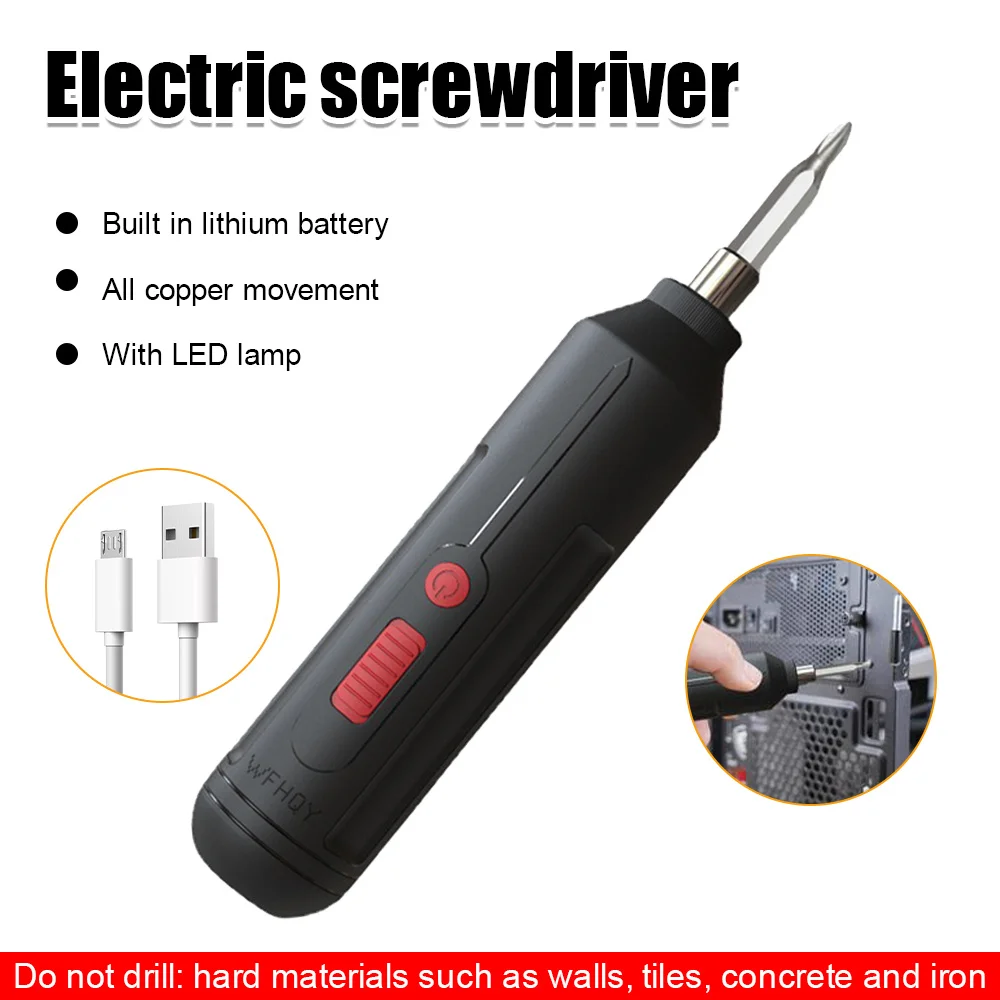 3.6V Mini Electric Screwdriver Smart Cordless Automatic Screwdriver Multi-function Screw Driver Bits Portable Power Tools Set
3.6V Mini Electric Screwdriver Smart Cordless Automatic Screwdriver Multi-function Screw Driver Bits Portable Power Tools Set
