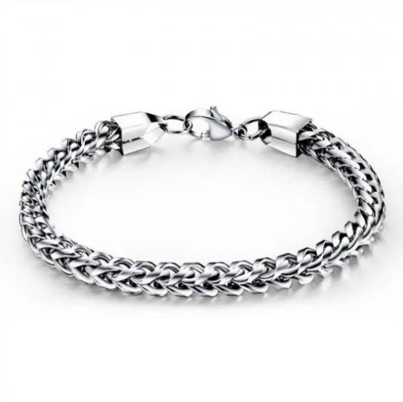 Silver Color Stainless Steel Chain Bracelet for Men Trend Bracelet with Lobster Clasp Jewelry Gift Free Shipping
Silver Color Stainless Steel Chain Bracelet for Men Trend Bracelet with Lobster Clasp Jewelry Gift Free Shipping
