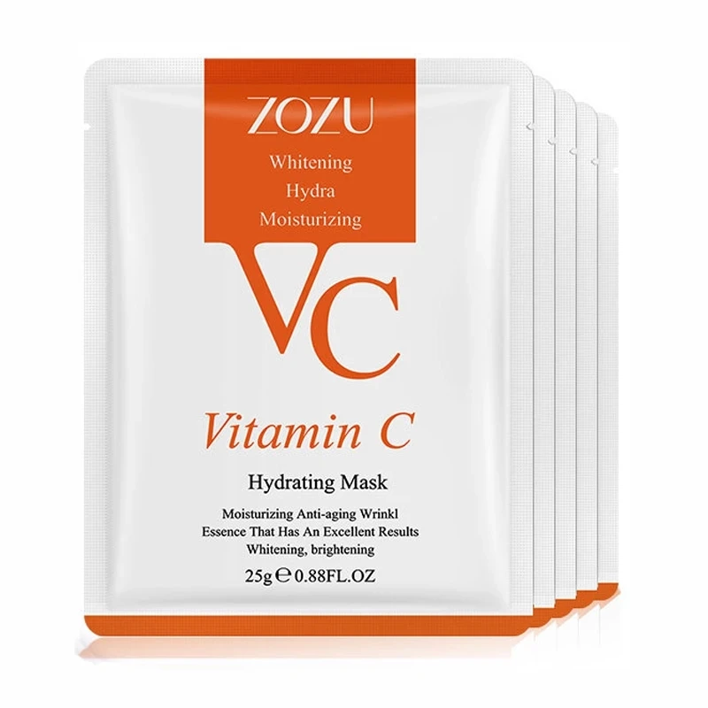 5 Pcs Vitamin C Skin Care Face Mask VC Sheet Mask Brightening Moisturizing Facial Masks Whitening Beauty Skin Care Set
5 Pcs Vitamin C Skin Care Face Mask VC Sheet Mask Brightening Moisturizing Facial Masks Whitening Beauty Skin Care Set