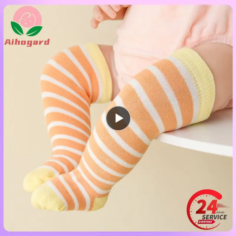 

Socks Polka Dot Rainbow Baby Over Knee Socks Combed Cotton Class A Boneless Baby Socks Boutique Box