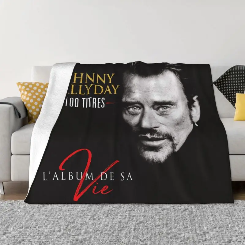 Johnny Hallyday Rock 3D Printed Blankets Breathable Soft Flannel Summer Singer French France Throw Blanket for Sofa Car Bedding
Johnny Hallyday Rock 3D Printed Blankets Breathable Soft Flannel Summer Singer French France Throw Blanket for Sofa Car Bedding