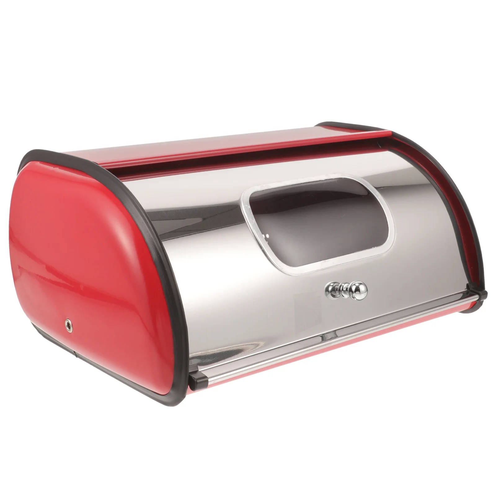 Bread Box Kitchen Countertop Stainless Steel Bread Storage Bin Container Roll Up Lid Clear Window Large Capacity Bread Keeper
Bread Box Kitchen Countertop Stainless Steel Bread Storage Bin Container Roll Up Lid Clear Window Large Capacity Bread Keeper
