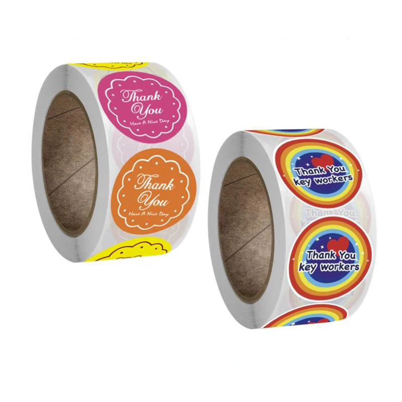 500PCS Multi-layer Circle Labels Thank You Sticker Sealing Paper Stickers Stationery Supply Decorative Sticky Scrapbooking
500PCS Multi-layer Circle Labels Thank You Sticker Sealing Paper Stickers Stationery Supply Decorative Sticky Scrapbooking