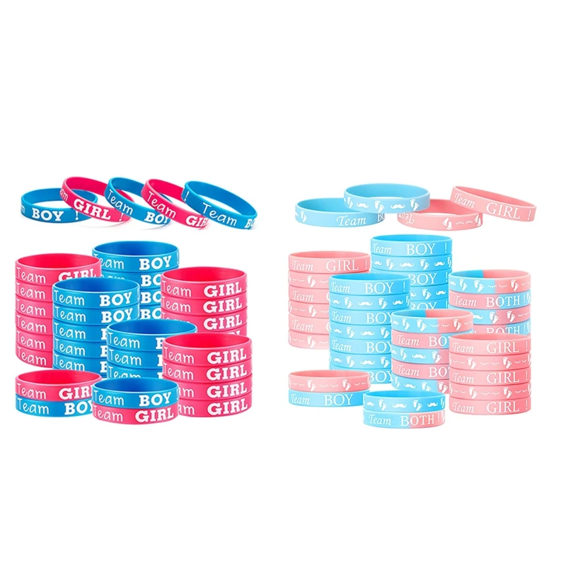 Gender Reveal Bracelets, Includes Team Boy Bracelets And Team Girls Bracelets For Gender Reveal Party (40 Pieces)
Gender Reveal Bracelets, Includes Team Boy Bracelets And Team Girls Bracelets For Gender Reveal Party (40 Pieces)