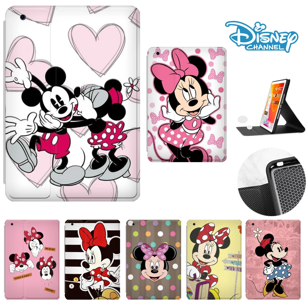 

2021 iPad 10.2 Case 8th Generation 2020 2018 for Pad Air 4 2 3 10.5 Mini 6 Mini 5 4 We Lovey Disney Mickey Mouse Minnie Cute