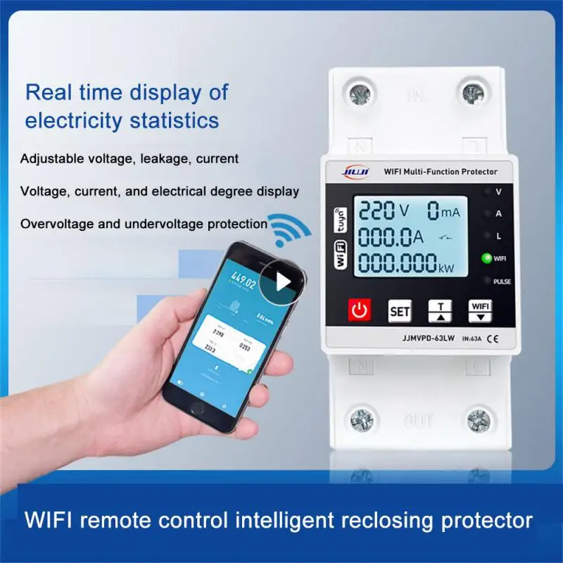 Remote Control Durable Easy Installation Energy-saving Smart Timer Function Enhanced Safety Wifi Smart Circuit Breaker Timer
Remote Control Durable Easy Installation Energy-saving Smart Timer Function Enhanced Safety Wifi Smart Circuit Breaker Timer