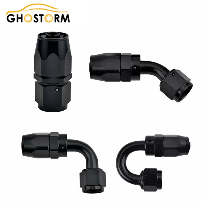 2pcs Universal 6/8/10AN Straight 45/90/180° Swivel Hose End Fitting Oil Hose End Adaptor Kit
2pcs Universal 6/8/10AN Straight 45/90/180° Swivel Hose End Fitting Oil Hose End Adaptor Kit