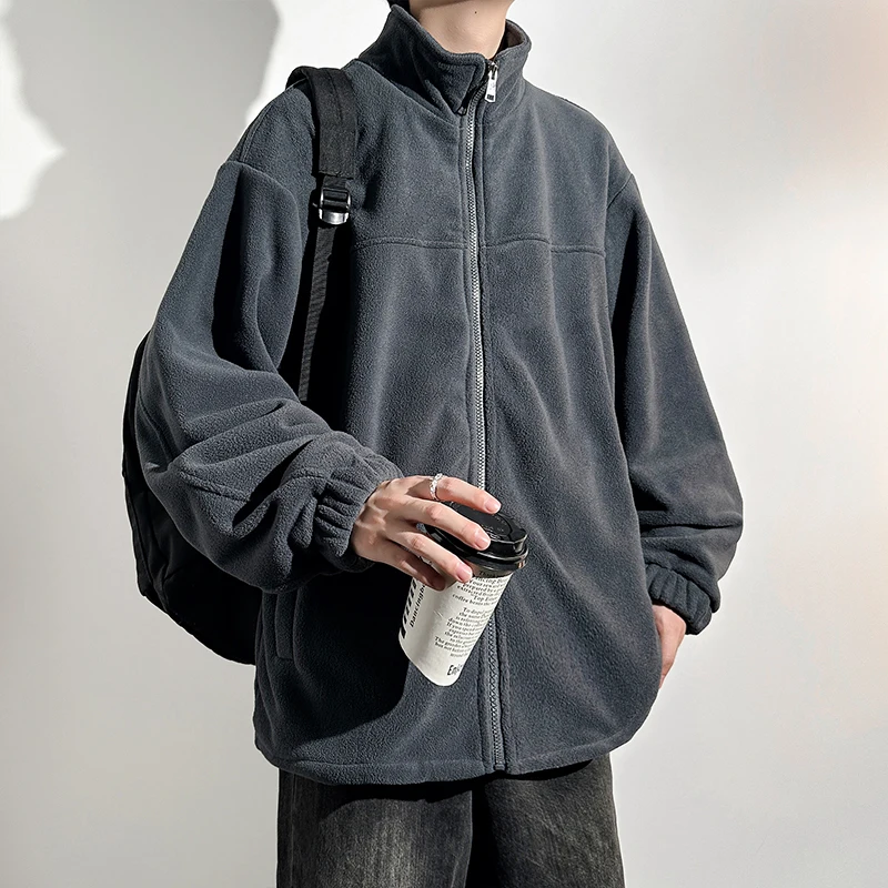 New Granular Fleece Soft Coat Sweater Men's Loose Turtleneck Jacket Korean Fashion Solid Color Oversized Coat man Streetwear 5xl
New Granular Fleece Soft Coat Sweater Men's Loose Turtleneck Jacket Korean Fashion Solid Color Oversized Coat man Streetwear 5xl
