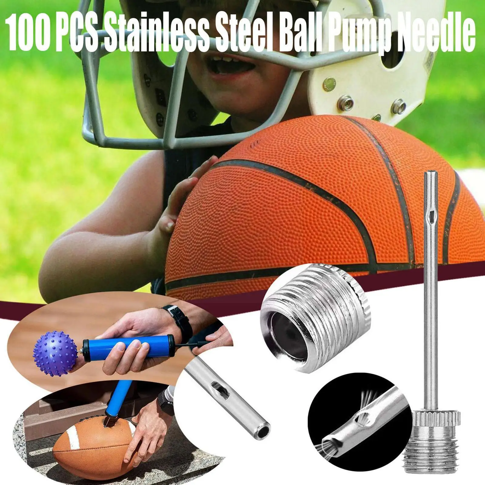 10pcs Sport Ball Inflating Pump Needle For Football Basketball Soccer Inflatable Air Valve Adaptor Steel Pump Pin P6A3
10pcs Sport Ball Inflating Pump Needle For Football Basketball Soccer Inflatable Air Valve Adaptor Steel Pump Pin P6A3