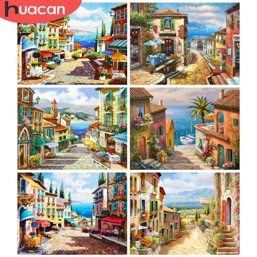 HUACAN 5D DIY Алмазная картина уличная фотография Стразы мозаика город Вышивка Хобби настенные картины
HUACAN 5D DIY Алмазная картина уличная фотография Стразы мозаика город Вышивка Хобби настенные картины