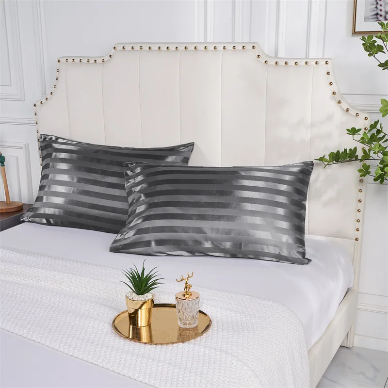 Silk Satin Case Stripes Printed Skin Care Soft 20"x26" Breathable Case Cover for Skin Relaxing Sleeping Washable Pillow Case
Silk Satin Case Stripes Printed Skin Care Soft 20"x26" Breathable Case Cover for Skin Relaxing Sleeping Washable Pillow Case