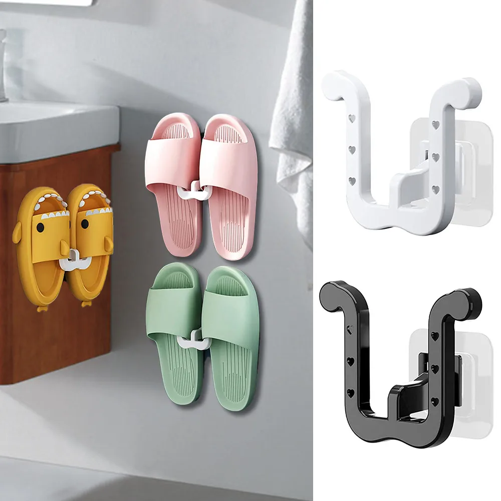 Slipper Holder Multifunctional Wall Mounted Slippers Organizer Rack Without Drilling Adhesive Shoe Hanging Suitable for Bathroom
Slipper Holder Multifunctional Wall Mounted Slippers Organizer Rack Without Drilling Adhesive Shoe Hanging Suitable for Bathroom