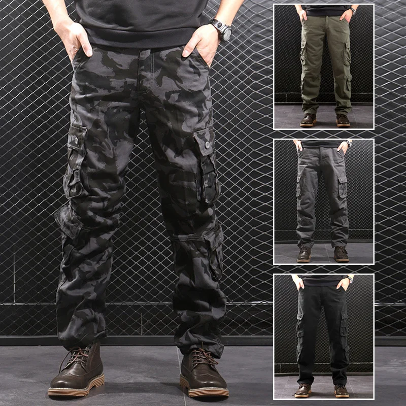 Men's Camouflage Tactical Overalls High Quality Training Sports Military Pants Cargo Pocket Loose Army Baggy Camo Male Trousers
Men's Camouflage Tactical Overalls High Quality Training Sports Military Pants Cargo Pocket Loose Army Baggy Camo Male Trousers