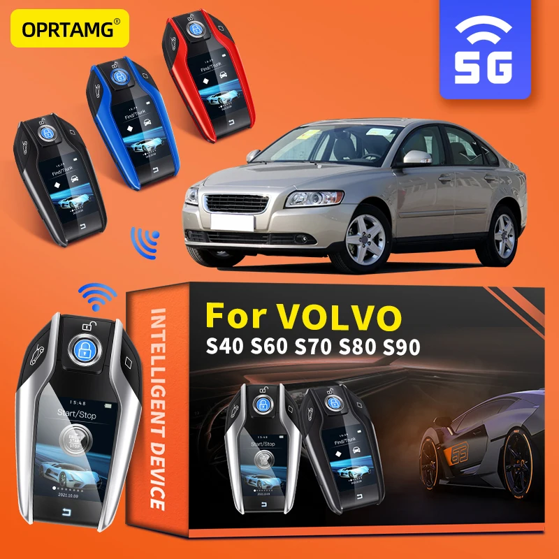 Car Remote Control Key LCD Display For Volvo S40 S60 S70 S80 S90 2000-2021 Smart keychain keys Car Accessorie modified key
Car Remote Control Key LCD Display For Volvo S40 S60 S70 S80 S90 2000-2021 Smart keychain keys Car Accessorie modified key