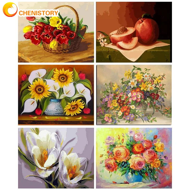 Chenistory DIY Frame Painting By Numbers Flower Picture Canvas By Numbers Kit Modern Handpainted Oil Painting Decor For Home
Chenistory DIY Frame Painting By Numbers Flower Picture Canvas By Numbers Kit Modern Handpainted Oil Painting Decor For Home