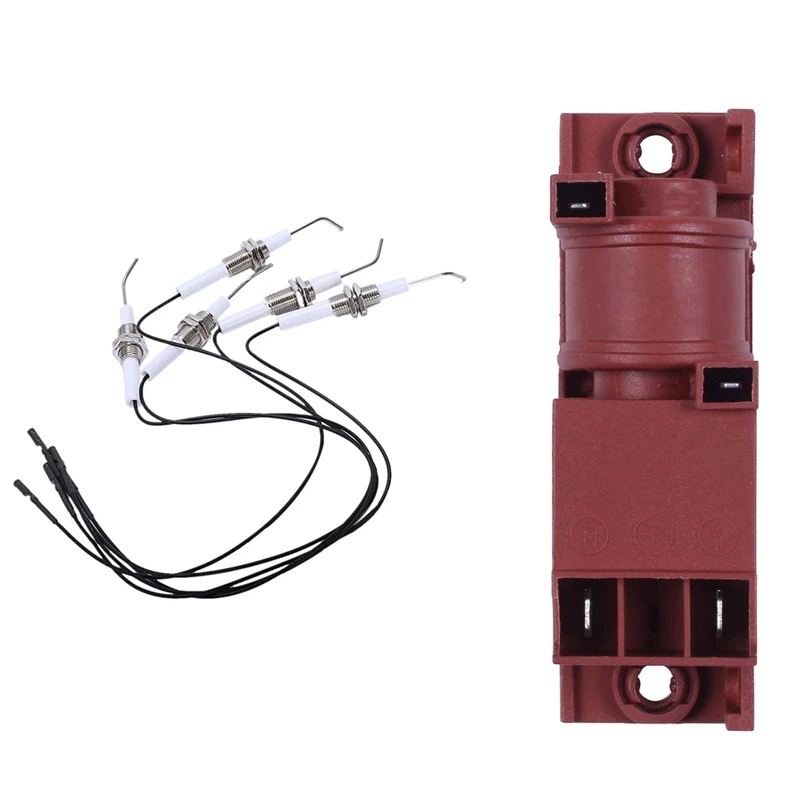 Hot 5 Pcs Ignition Part Plug Ceramic Electrode Igniter With Wire & 1 Pcs Ac Pulse Safe Efficient Pulse Igniter 
Hot 5 Pcs Ignition Part Plug Ceramic Electrode Igniter With Wire & 1 Pcs Ac Pulse Safe Efficient Pulse Igniter