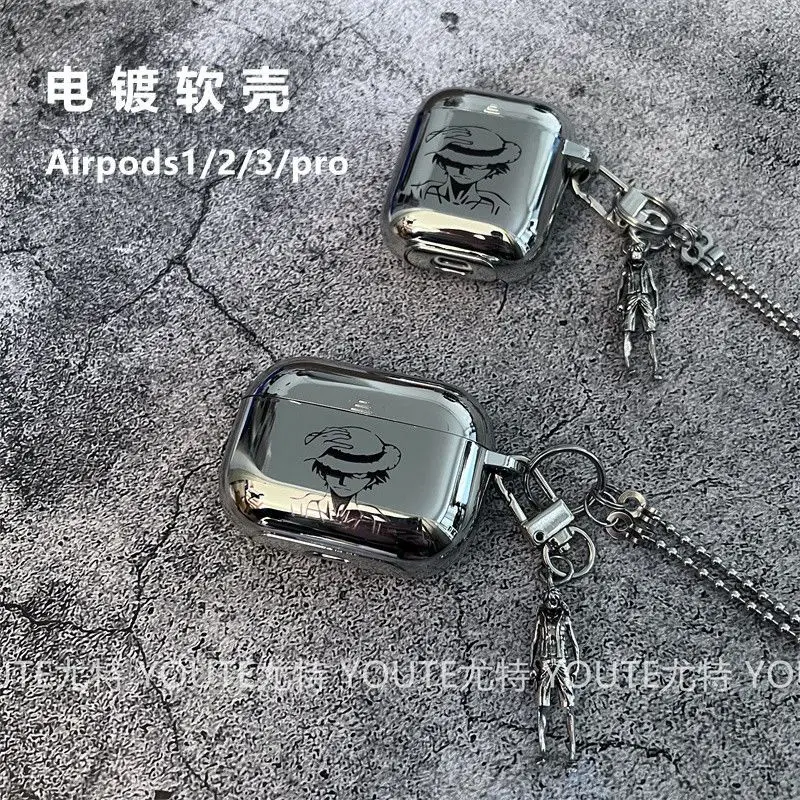 One Piece Luffy suitable for airpodspro protective cover Apple 3 Bluetooth headset soft shell plating AirPods1-2 Christmas gift
One Piece Luffy suitable for airpodspro protective cover Apple 3 Bluetooth headset soft shell plating AirPods1-2 Christmas gift