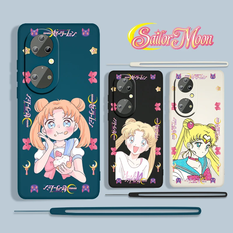 Cute Sailor Moon Anime For Huawei P50 P40 P30 P20 P Smart Z Pro Plus 2019 2021 5G TPU Liquid Rope Phone Case Fundas Coque Cover
Cute Sailor Moon Anime For Huawei P50 P40 P30 P20 P Smart Z Pro Plus 2019 2021 5G TPU Liquid Rope Phone Case Fundas Coque Cover
