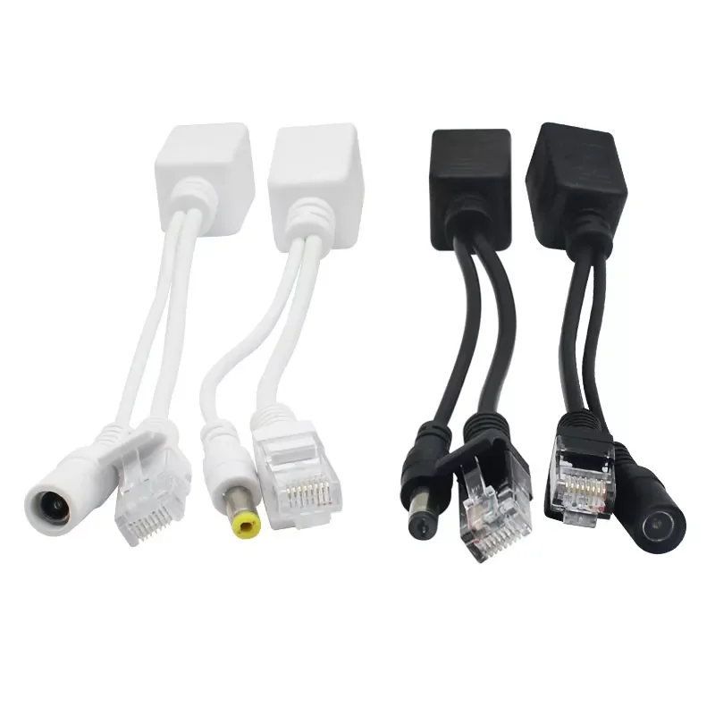 10pcs(5pairs) POE Adapter cable Connectors Passive Power cable Ethernet PoE Adapter RJ45 Injector + Splitter Kit 12V 24V 36V
10pcs(5pairs) POE Adapter cable Connectors Passive Power cable Ethernet PoE Adapter RJ45 Injector + Splitter Kit 12V 24V 36V