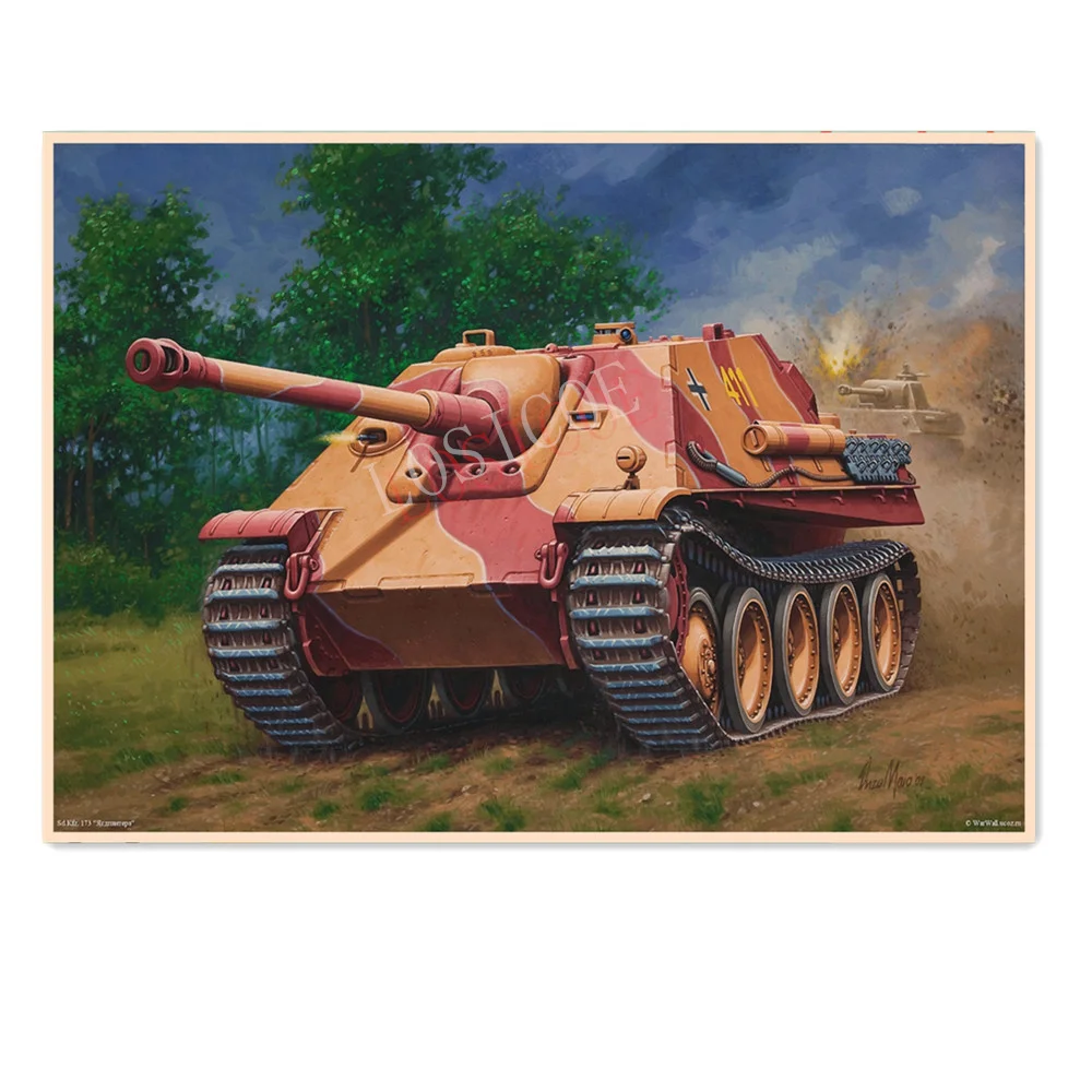 Camouflage Tank Vintage WW II GER Wehrmacht Panzer Weapon Poster Wall Art Decorative Painting War Military Poster Wall Sticker
Camouflage Tank Vintage WW II GER Wehrmacht Panzer Weapon Poster Wall Art Decorative Painting War Military Poster Wall Sticker