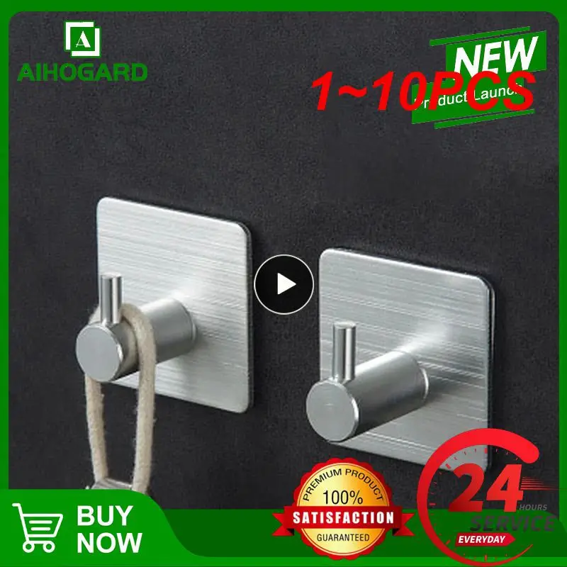 1~10PCS Self Adhesive Wall Hook Rack Towel Hooks Multi-Purpose Bathroom Towel Clothes Handbag Key Hanger Hooks Home Storage Hook
1~10PCS Self Adhesive Wall Hook Rack Towel Hooks Multi-Purpose Bathroom Towel Clothes Handbag Key Hanger Hooks Home Storage Hook