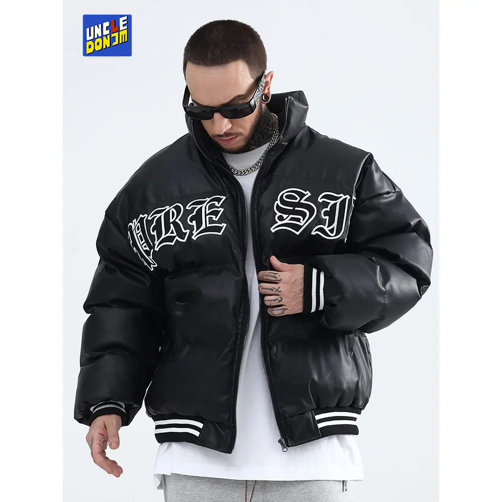 Harajuku Thick Parkas Jacket Men Cotton Solid Color Padded Jackets Casual Oversize Coat Winter Unisex puffer jacket
Harajuku Thick Parkas Jacket Men Cotton Solid Color Padded Jackets Casual Oversize Coat Winter Unisex puffer jacket