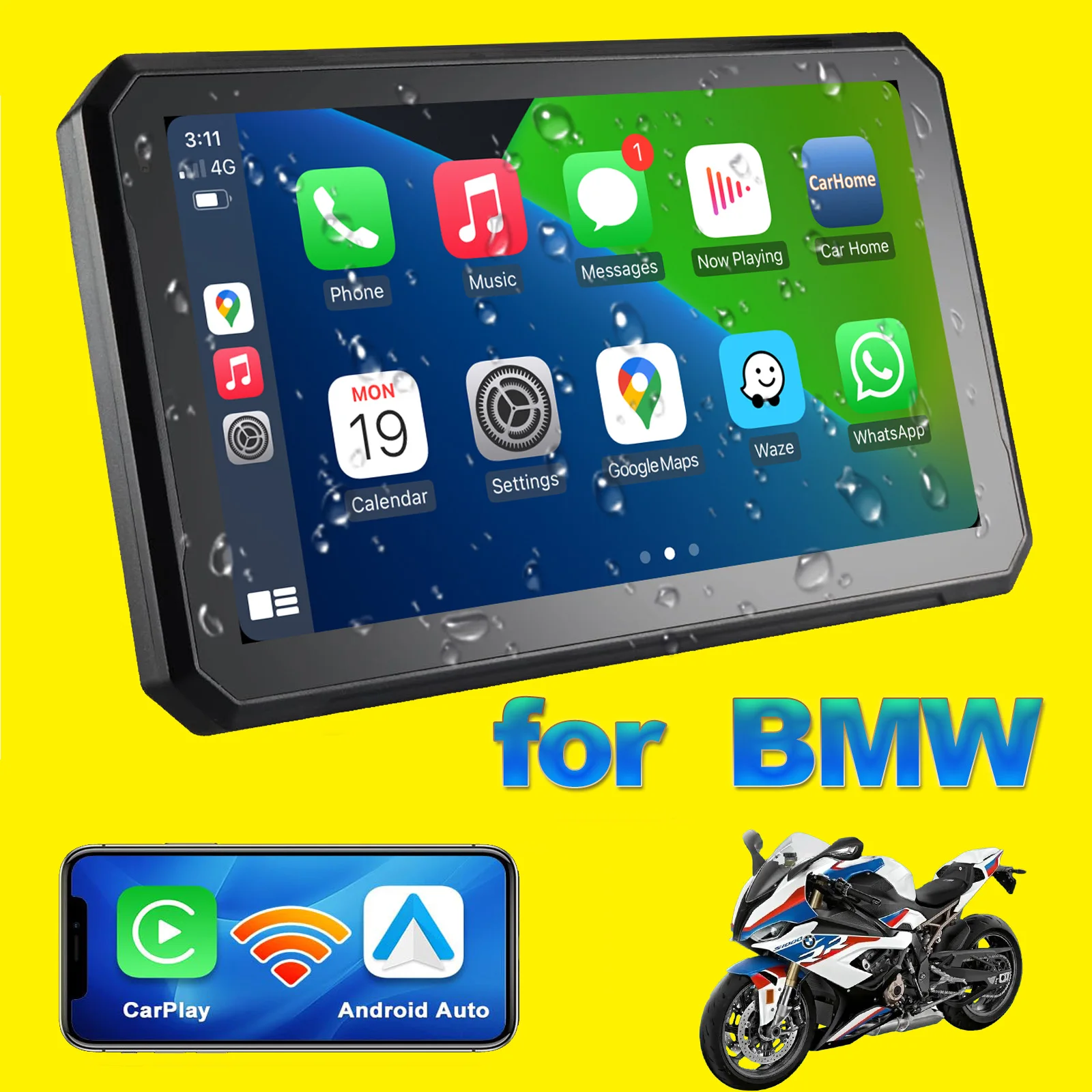 Для BMW Navigator Android Auto Carplay для BMW Мотоцикл 7-дюймовый мотоцикл Carplay Портативный беспроводной GPS-экран Навигация BT
Для BMW Navigator Android Auto Carplay для BMW Мотоцикл 7-дюймовый мотоцикл Carplay Портативный беспроводной GPS-экран Навигация BT