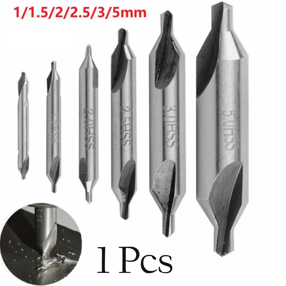 1PC 1/1.5/2/2.5/3/5mm Combined HSS Center Drill Countersink Bit Mill Tackle Tool Double For Power Tool Drill Bits
1PC 1/1.5/2/2.5/3/5mm Combined HSS Center Drill Countersink Bit Mill Tackle Tool Double For Power Tool Drill Bits