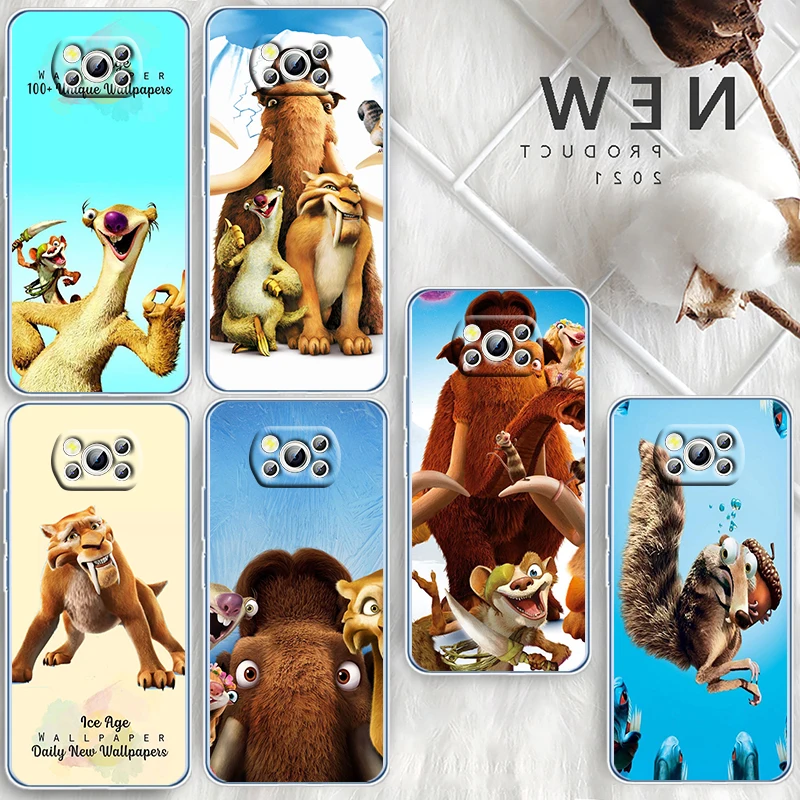 Cute Cartoon Ice Age Phone Case For Xiaomi Mi Poco X4 X3 NFC F4 F3 GT M4 M3 M2 X2 F2 Pro C3 5G Transparent Soft Cover 
Cute Cartoon Ice Age Phone Case For Xiaomi Mi Poco X4 X3 NFC F4 F3 GT M4 M3 M2 X2 F2 Pro C3 5G Transparent Soft Cover