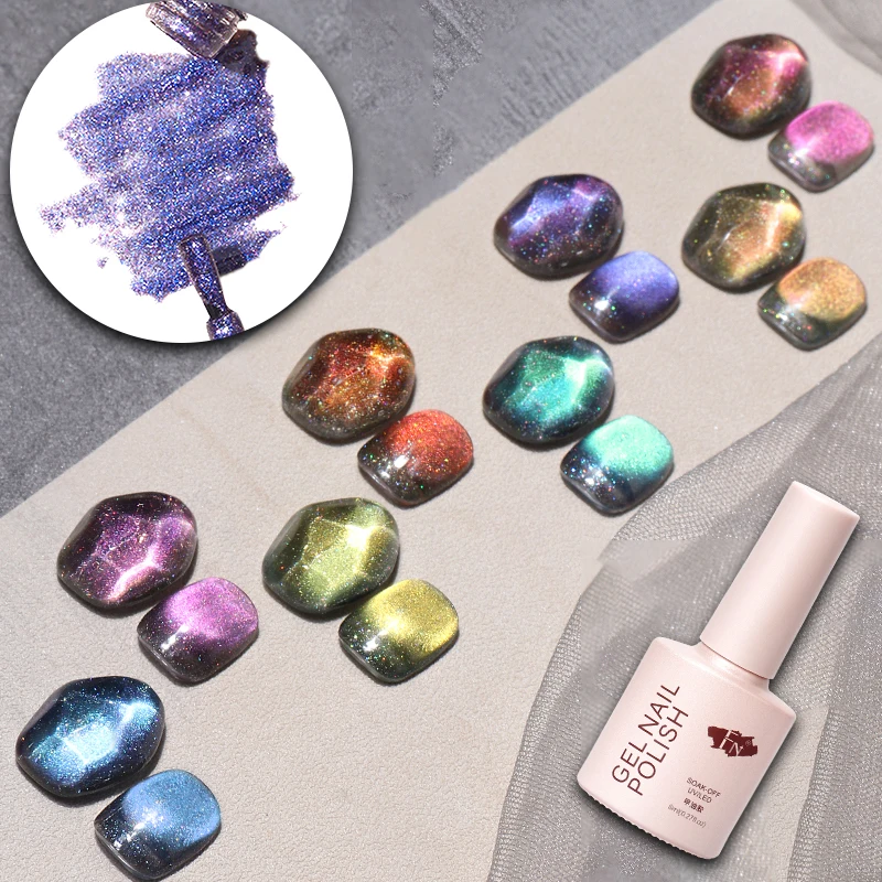 FN 8ML Reflective Cat Eye Magnetic Rainbow Glitter Nail Polish Soak Off UV Gel Sparkling Auroras Laser Art
FN 8ML Reflective Cat Eye Magnetic Rainbow Glitter Nail Polish Soak Off UV Gel Sparkling Auroras Laser Art