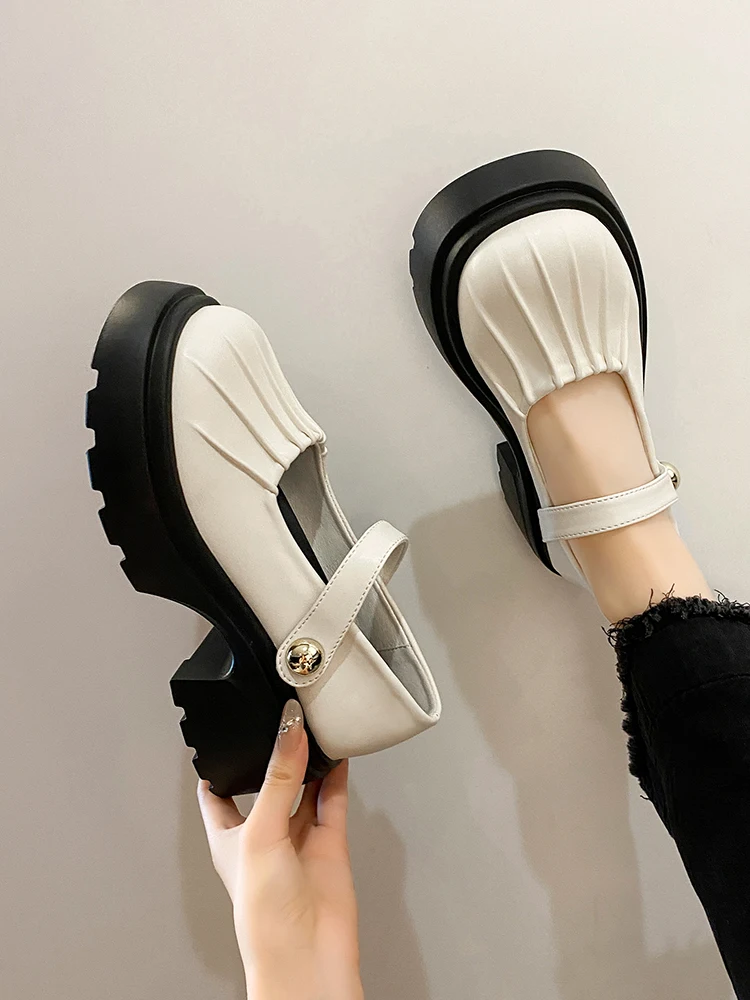 Shoes Woman 2023 Loafers With Fur Round Toe British Style Clogs Platform Autumn Casual Female Sneakers Oxfords Shallow Mouth New
Shoes Woman 2023 Loafers With Fur Round Toe British Style Clogs Platform Autumn Casual Female Sneakers Oxfords Shallow Mouth New