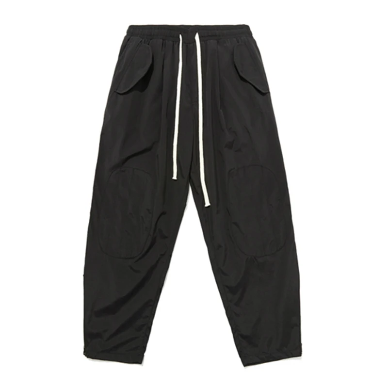 Retro Vibe Style Solid Color Drawstring Side Zipper Cargo Pants High Street Pockets Straight Casual Oversized Loose Trousers 
Retro Vibe Style Solid Color Drawstring Side Zipper Cargo Pants High Street Pockets Straight Casual Oversized Loose Trousers