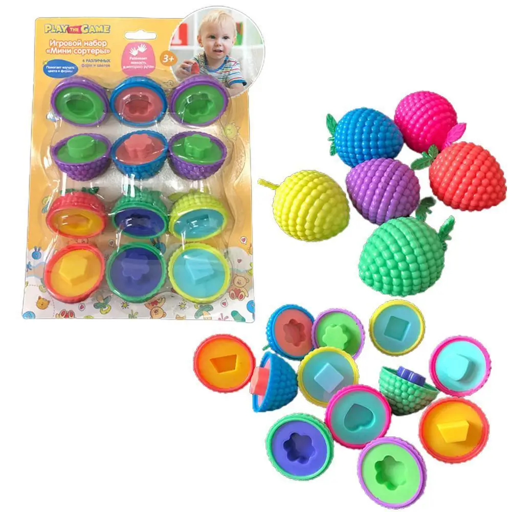 6Pcs Shape Recogin Matching Easter Eggs Puzzle Education Toy Travel Bingo Game Fine Motor Skill Montessori Learn Math Toy
6Pcs Shape Recogin Matching Easter Eggs Puzzle Education Toy Travel Bingo Game Fine Motor Skill Montessori Learn Math Toy