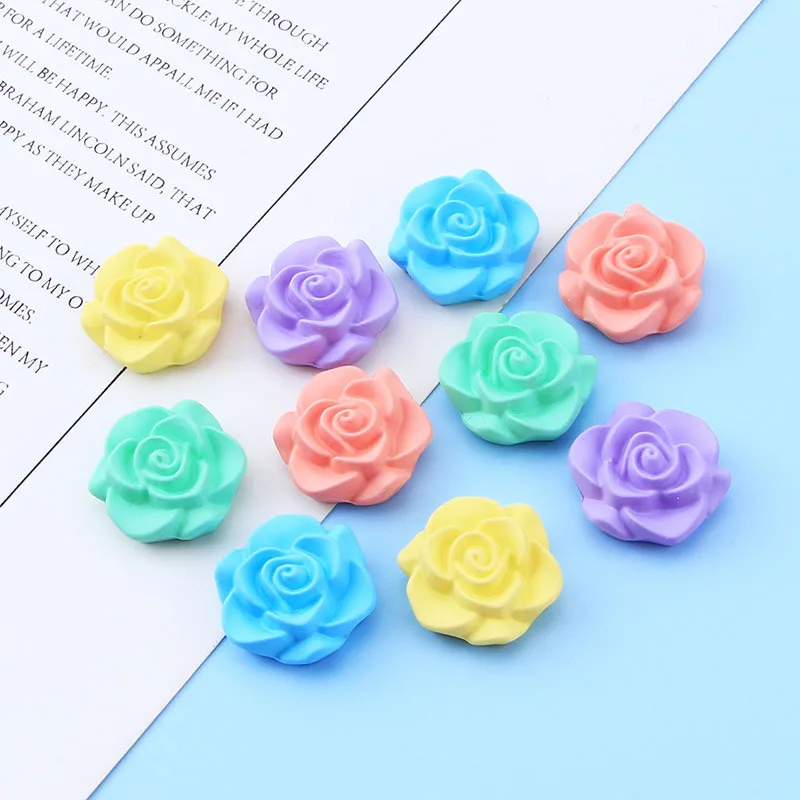 Resin Rose Decoration Crafts 20pcs 22mm Colorful Flower Flatback Cabochon Kawaii DIY Embellishments For Scrapbooking Accessories
Resin Rose Decoration Crafts 20pcs 22mm Colorful Flower Flatback Cabochon Kawaii DIY Embellishments For Scrapbooking Accessories