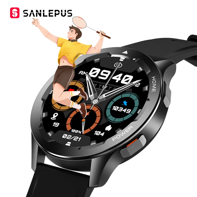 

2023 Men's Smart Watch, Bluetooth Calls Smartwatch, NFC Access Control Unlocking, Temperature Heart Rate Blood Oxygen Detection