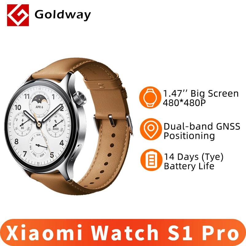 Смарт-часы Xiaomi Watch S1 Pro 1 47 дюйма AMOLED экран пульсометр GPS | Электроника