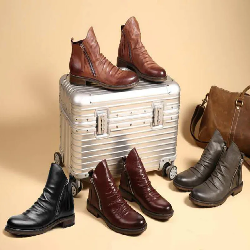 Men Casual Shoes Boots PU Solid Color Pointed Toe Thickened Flat Bottom Tube Warm Non Slip Waterproof
Men Casual Shoes Boots PU Solid Color Pointed Toe Thickened Flat Bottom Tube Warm Non Slip Waterproof