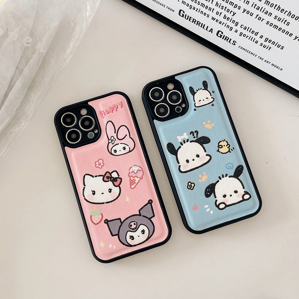 Sanrio Hello Kitty Kuromi Pochacco Mymelody Phone Case For Iphone 11 12 13 14 Pro Max Plus SE Cartoon skin soft shell silicone
Sanrio Hello Kitty Kuromi Pochacco Mymelody Phone Case For Iphone 11 12 13 14 Pro Max Plus SE Cartoon skin soft shell silicone